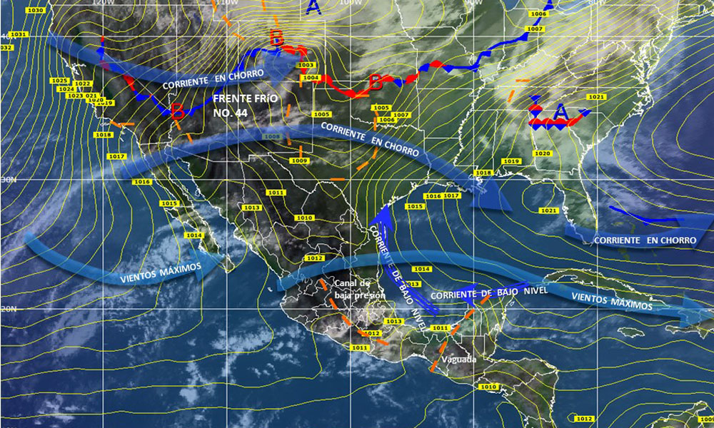 Pronóstico del clima en México para viernes 3 de abril del 2015 e