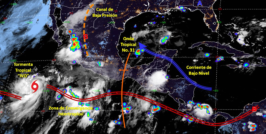 Resultado de imagen para lluvias 2019 yucatan 22 de agosto 2019