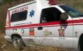 Ambulancia vuelca en Tlacolula