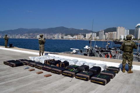 La droga fue llevada a Acapulco, Guerrero.