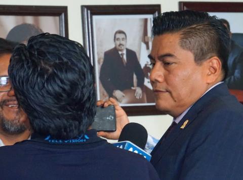 Presidente del Congreso de Oaxaca, dip. César Morales Niño.