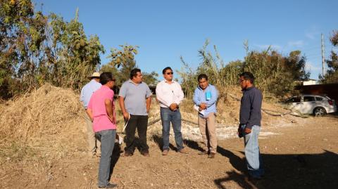 SEMAEDESO y gobierno municipal realizan inspección en Santa Lucía del Camino